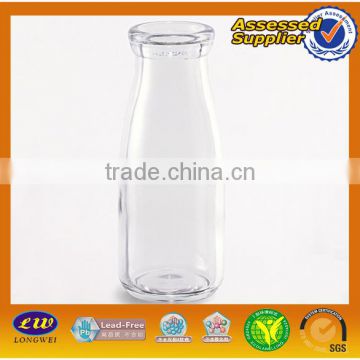 glass milk 250ml glass bottle