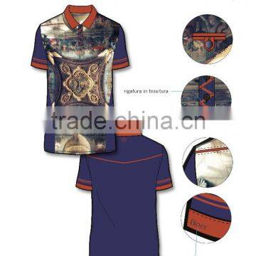 Italy customized Design services for Polo Shirt with digital print