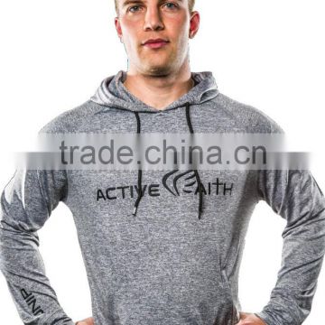 Premium Light Weight Polyester/Spandex Blend Easy Dry moisture wicking pullover hoodie custom for men outdoor and fishing