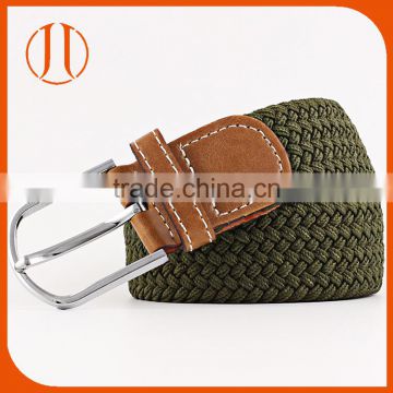 Army green Cotton Pin buckle webbing weaving fabric strap belt