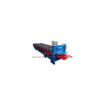 Waterproof Corrugated Roof Tile Roll Forming Machine for Factory , Warehouse , Garage