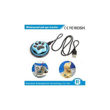 2016 popular worlds smallest mini waterproof pet gps tracker for cat and no screen size rf-v32