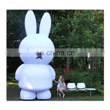 Factory Customized Cute Inflatable Rabbit Models For Attractive Ornament