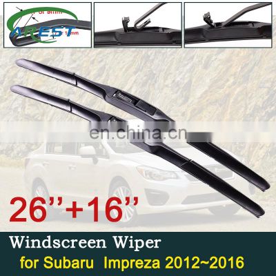 Car Wiper Blade for Subaru Impreza WRX STI 2012 2013 2014 2015 2016 Front Window Windscreen Windshield Wipers Car Accessories