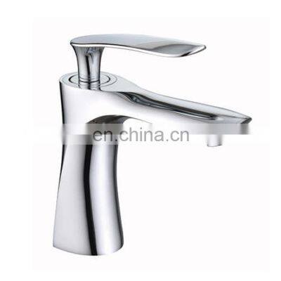 Chinese single handles brass antique marble washbasin faucet