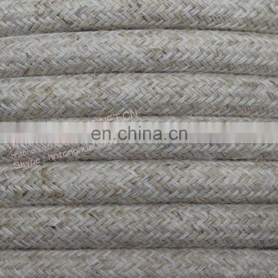 2*0.75 & 3*0.75 Linen Round Braided Cable Cloth Covered Copper Wire Lighting Flexible Electric cord VDE CE ROHS