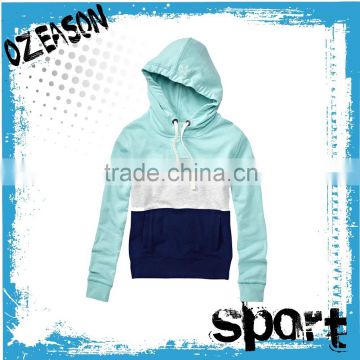 Custom made 2016 spring women gym hoodies pullover dri fit hoodie