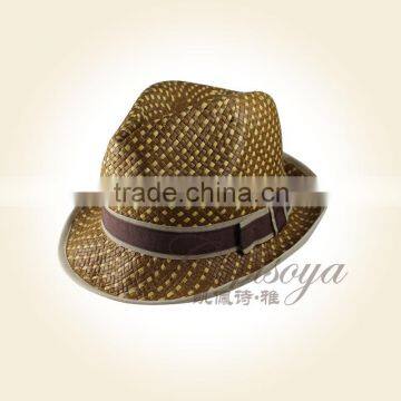 2015 New style unisex brown straw hat