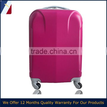 Low MOQ cheap abs 20"24"28" universal wheels travel rolling luggage set ,luggage trolley bags,luggage trolley