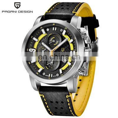 PAGANI DESIGN 2771 Men Quartz Watch Waterproof Fashion Military Countdown Clock Paganidesignwatch