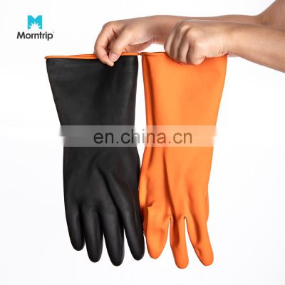 China High Quality Industrial Korean Heavy Duty Men's Safety Construction Labour Protective Rubber Gloves For Work