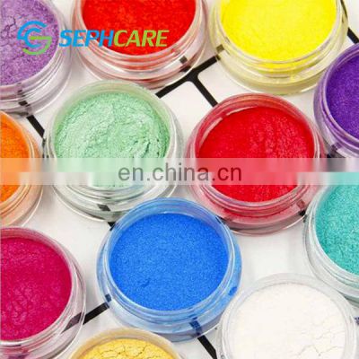 Sephcare coloured pearl mica pigment for painting cosmetics