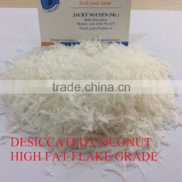 Desiccated Coconut High Fat Flake Grade / Thread Grade