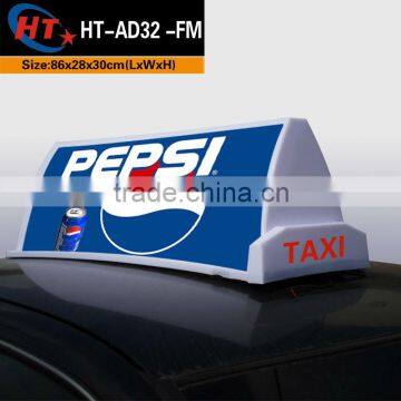 City advertising car led lamp taxi top light box