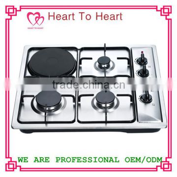 Built-in With Electric plate SST Panel Gas Stove XLX-624SE