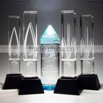 Sculpture crystal award promotional gft