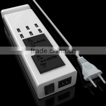 6 Port USB Charger Universal for Mobile Phone and Tablet UK/EU/US Standard
