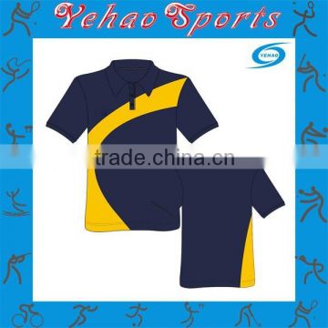 Custom Sports Good Quality Polyester Short Sleeve Polo Shirt