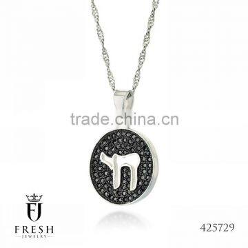 Fashion 925 Sterling Silver Necklace - 425729 , Wholesale Silver Jewellery, Silver Jewellery Manufacturer, CZ Cubic Zircon AAA