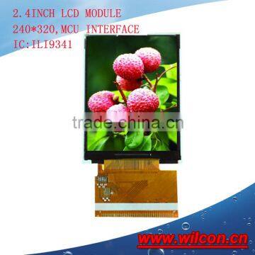 2.4inch 240*320 ILI9341 controller IC MCU interface tft lcd display module