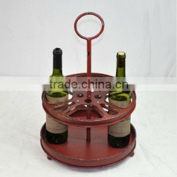 120515BG - Iron wine bottle holder