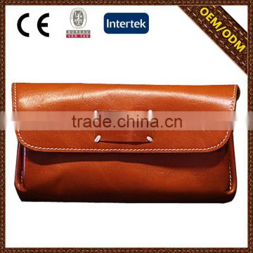 2015 china supplier black women cow leather plain purses for wholesales