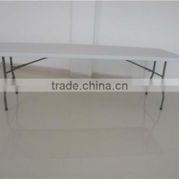 8FT popular camping plastic folding table for outdoor use at factory price