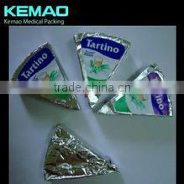 heat seal lacquer Aluminum foil for triangle Cheese