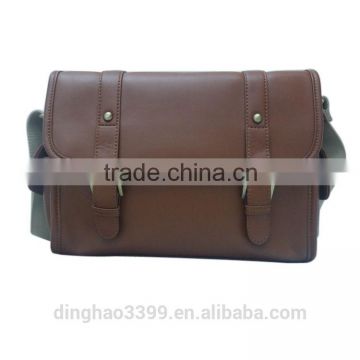 Outdoor Leather Single Shoulder DSLR Camera Bag Video Portable Camera Bag