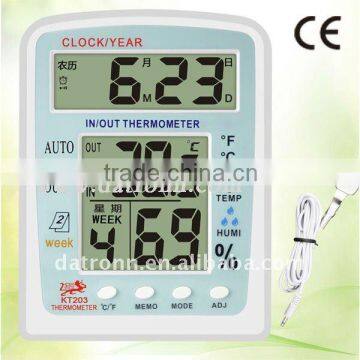 KT203 digital hygro thermometer decorative thermometer