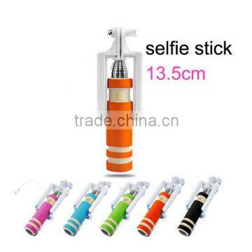 Monopod New Design 13.5 CM Length Wired Selfie Stick Mini