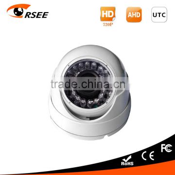 AHD camera 1.0MP ir distance 20m dome 24 months warranty security camera