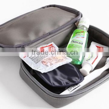Deluxe quality brand inflight amenity kit/inflight cosmetics kit with nylon bag for the business class