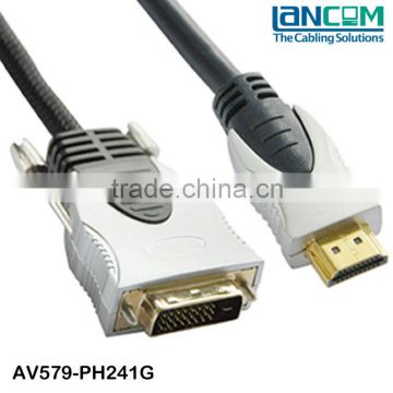 High Speed HDMI to DVI Cable With Different Length,1080P