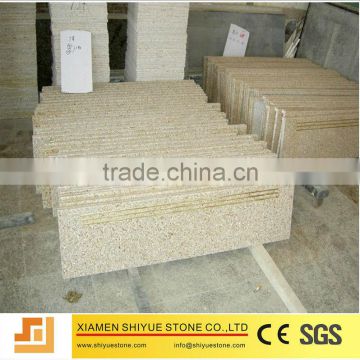 Chinese Natural Polished Yellow Granite Stairs