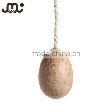 Wholesale unfinished bathroom wooden rope pull