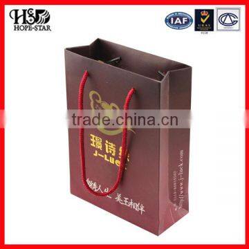 Top Quality New Design Promotional Printed art Paper Bag