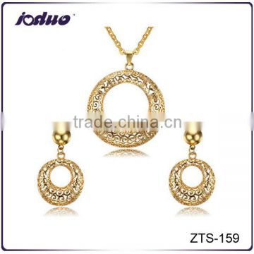2016 Fashion Necklace And Earrings Hollow Jewelry Sets