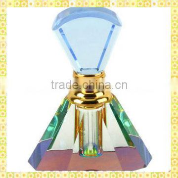 New Designed Elegant Colors Crystal Glass Perfume Bottles For Married Gifts