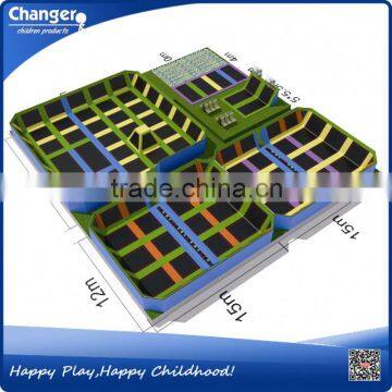 China factory TUV/ASTM/CE certificate free design cheap kids indoor trampoline material