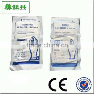 Sterile disposable cheap latex surgical gloves powdered/powder-free for medical use