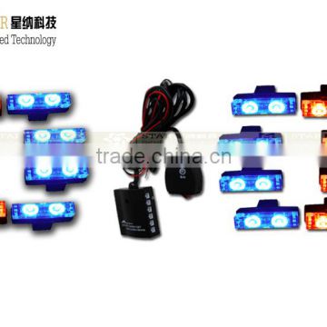 mini red and blue flashing emergency lighting XN-007