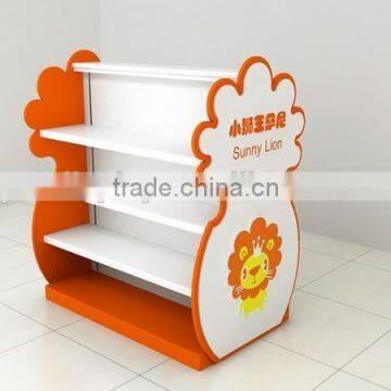 Metal lattice supermarket display rack-ec