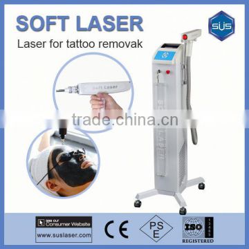 2016 vertical q switch Nd yag laser 1064nm 532nm tattoo removal machine