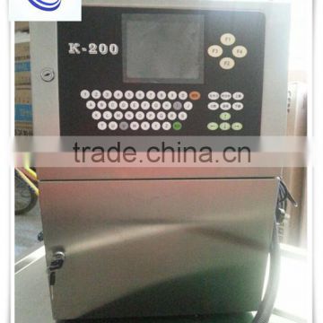 K200 Guangzhou Inkjet Date/Number Printer for Plastic Bottle/Wrapper