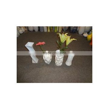 white glazed mini stoneware vase,pure white mini bud flower vase,elegant home deco flower vase