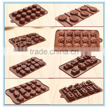 Hot Sell A Series Of Different Shape Silicone Cholocate Mold