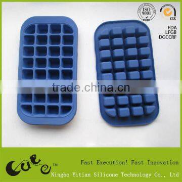 custom 32 holes silicone ice cube tray