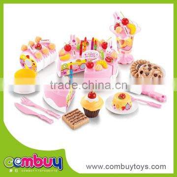 Hot selling children pretend play toys plastic cake boxes