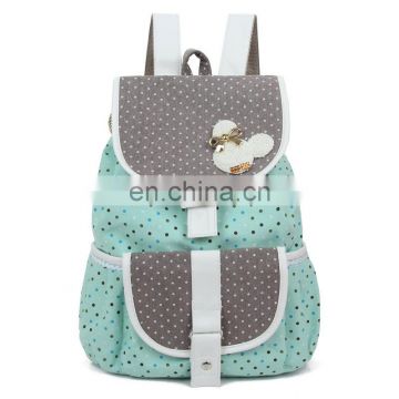 Fashion Canvas Travel Bag Girls School Backpack Bag